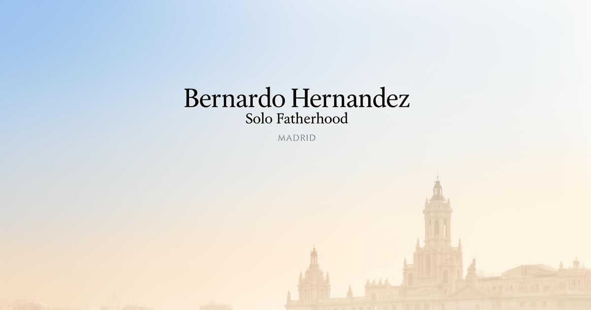 Bernardo Hernández on Solo Fatherhood Through Surrogacy